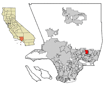 Azusa Map