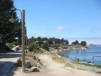 Walking path in Pacific Grove/Monterey