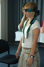 Blindfolded