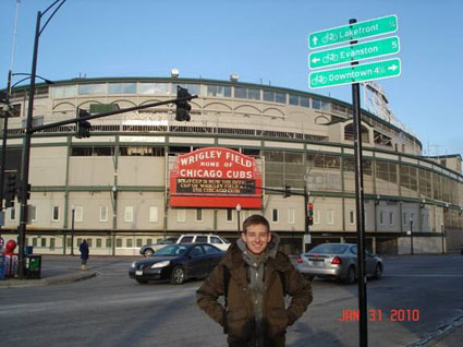 Matt Dias at Wrigley Field