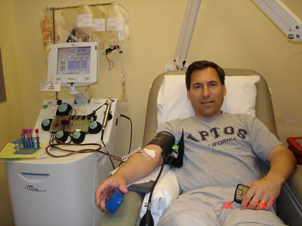 Dave Donating Platelets