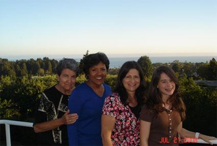 Carmel Ferreria, Irene, Lisa & Emily Brydon