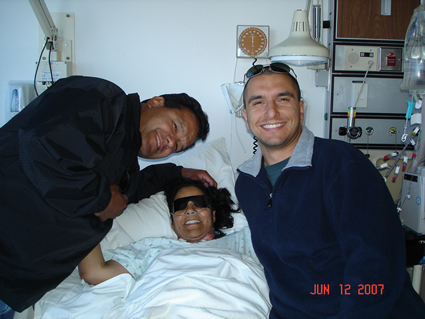 Brother George and his son George with Irene