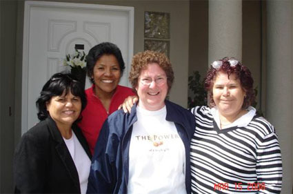 Carmen Pedroza, Irene, Marsha Tarr, Jane Smalley