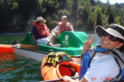 Paddle Boating at Loch Lomond
