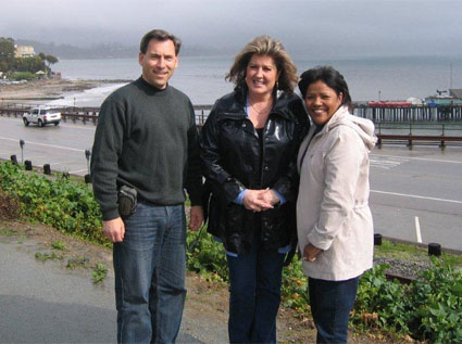 Dave and Irene with Sherrie Matheson
