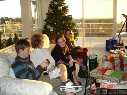 Matt, Colleen, Megan, and Jocelyn Dias