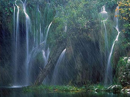Misty Waterfall