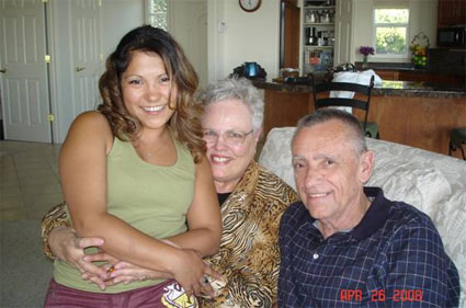 Jocelyn with Carol and Bill Moorehead