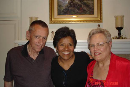 Bill and Carol Moorehead with Irene