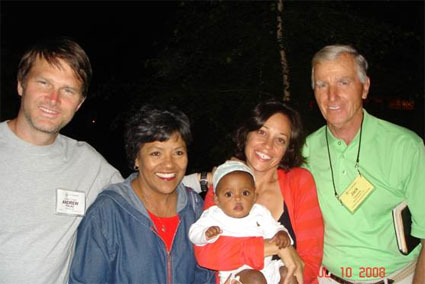 Andrew Palau, Irene, Wendy and Sadie Palau, and Jack Cauwels
