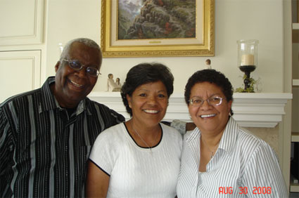 Raleigh and Paulette Washington with Irene