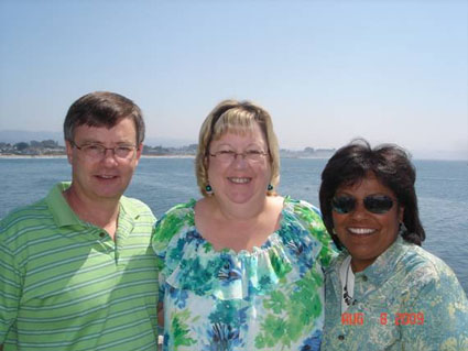 Ron and Debbie Richards with Irene