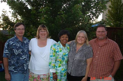 Ron & Debbie Richards, Irene, and Martha & Bill Silva