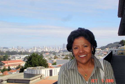 Irene and the San Francisco Skyline