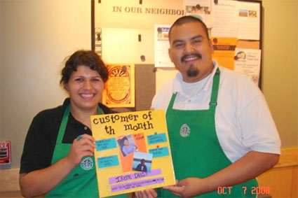 Starbucks Customer of the Month
