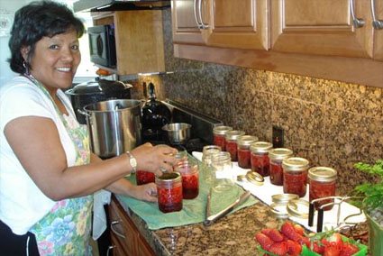 Canning Strawberries
