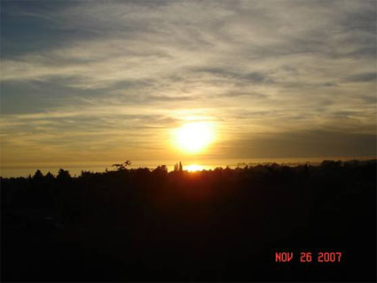 Sunset on Moonrise Lane