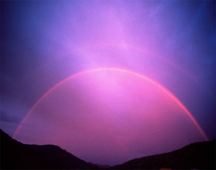 Sunset and Rainbow