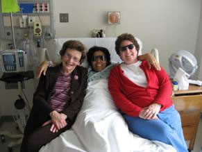 Irene, Marsha and Martha