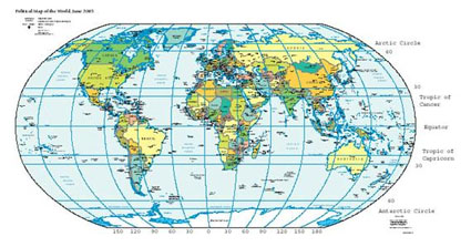 world map